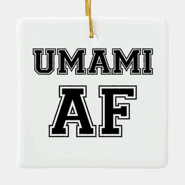 UMAMI AF KERAMIKORNAMENT (Vorderseite)