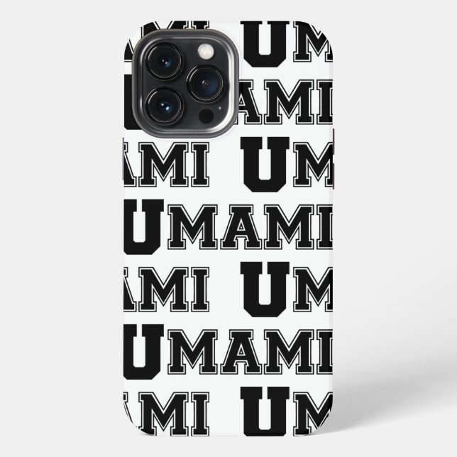 UMAMI COLLEGE iPhone HÜLLE (Rückseite)