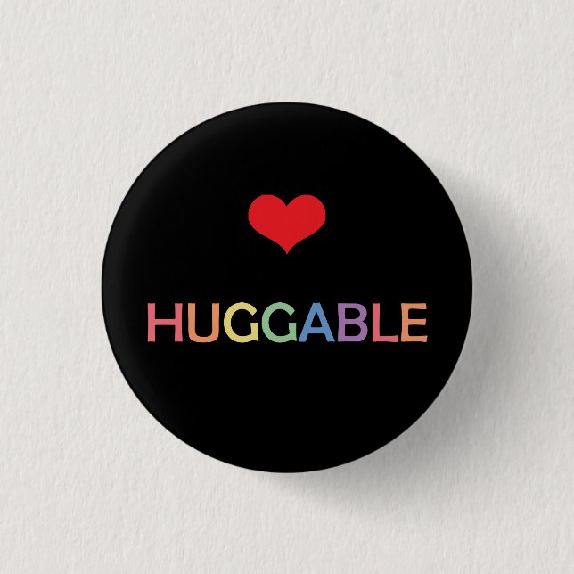 Umarmbare Knopf-Mutter Bear Pride Button (Vorderseite)