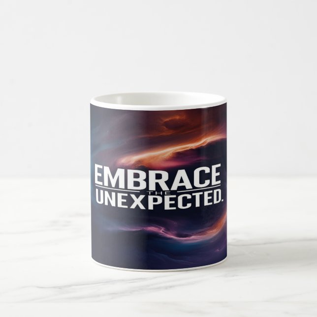Umarme das Unerwartete Kaffeetasse (Mittel)