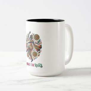 Umarme den Roots Dance Zweifarbige Tasse