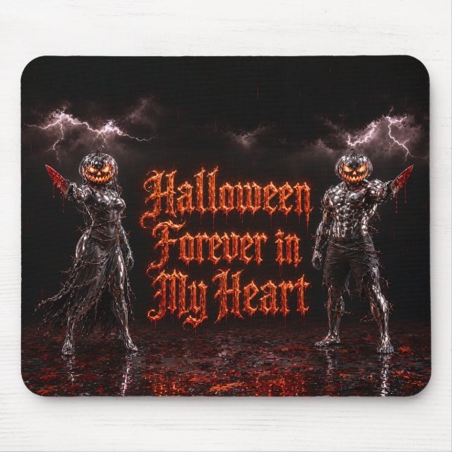 Umarme die dunkle Seite der spooky season mit th Mousepad (Vorne)