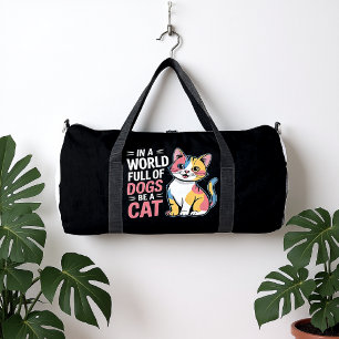 Umarme die Individualität von Katzen Duffle Bag