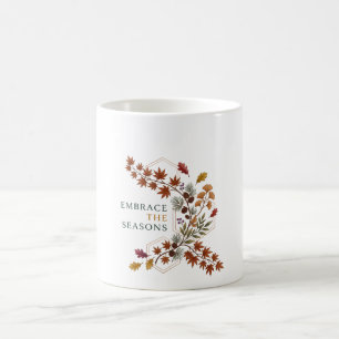 Umarme Die Jahreszeiten Dynamischer Herbst Botanis Kaffeetasse