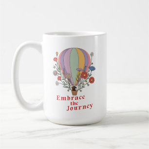 Umarme die Reise Kaffeetasse