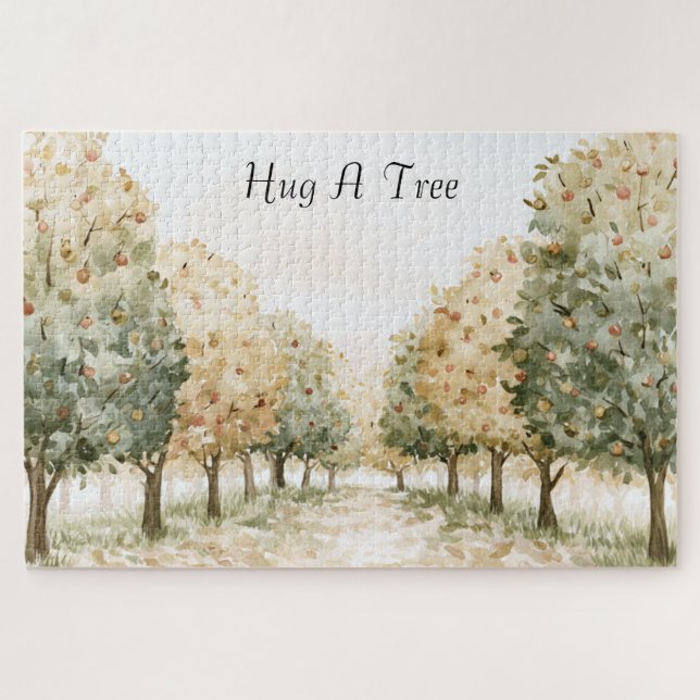 Umarme einen Baum Puzzle (Horizontal)