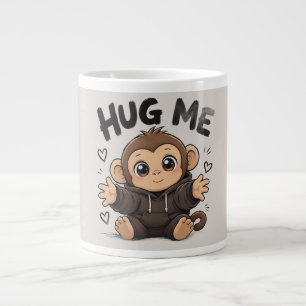 Umarme mich Affe Jumbo-Tasse