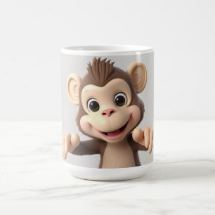 Umarme mich Affe Kaffeetasse