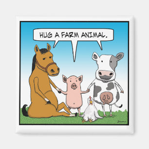 Umarmen Sie ein Vieh Magnet