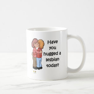 Umarmen Sie eine Lesbe Tasse