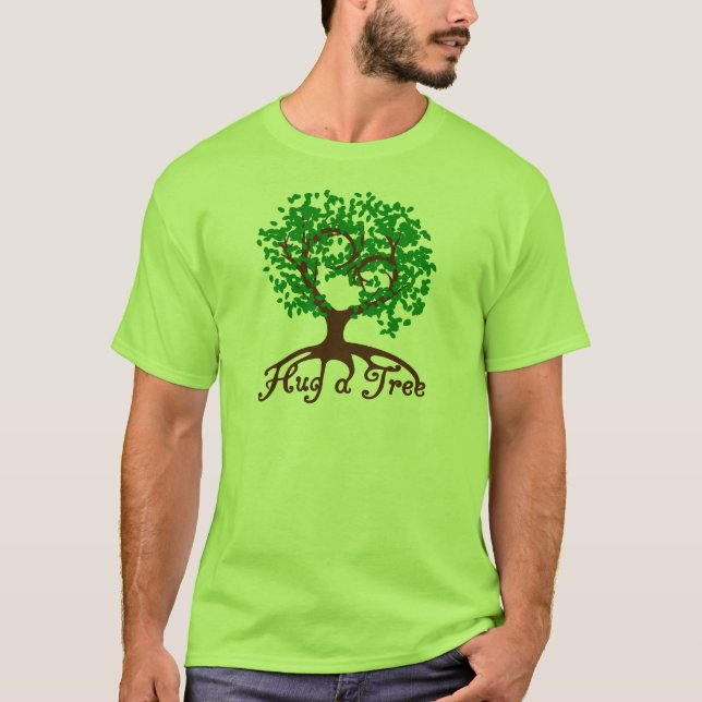 Umarmen Sie einen Baum-Erwachsen-T - Shirt (Vorderseite)