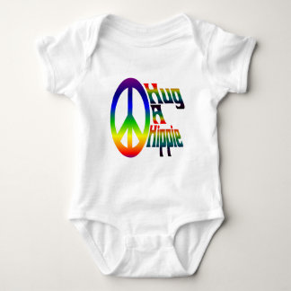 umarmen Sie einen Hippie Baby Strampler