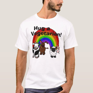 Umarmen Sie einen Veggie-T - Shirt