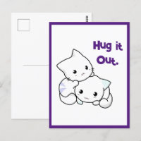 Umarmen Sie es aus Cartoon Kätzchen, Niedliche Kat