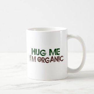 Umarmen Sie mich, den ich Bio bin Kaffeetasse