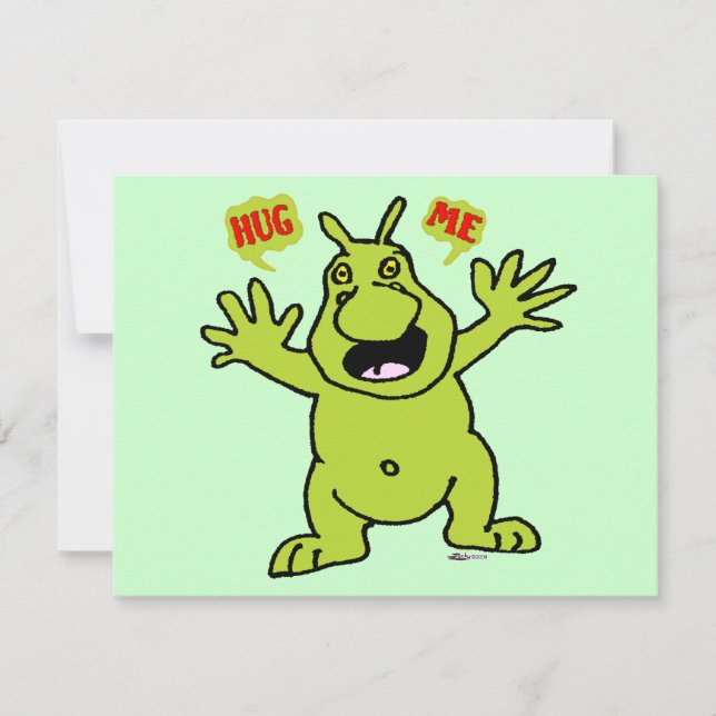 Umarmen Sie mich! Einladung (Vorderseite)