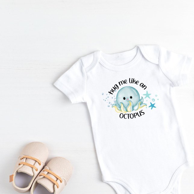 Umarmen Sie mich wie ein Oktopus Baby Strampler (Hug me like an Octopus Baby Bodysuit)
