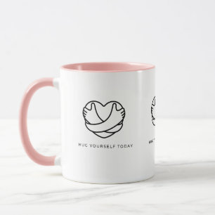 Umarmen Sie sich heute Tasse