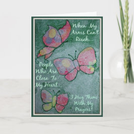 Umarmen Sie Sie mit meiner Gebets-Gruß-Karte Karte