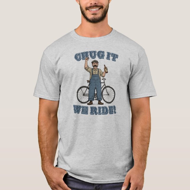 Umarmen wir es mit dem Fahrrad T-Shirt (Vorderseite)