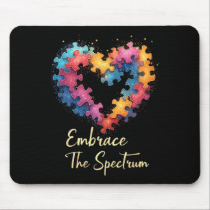 Umarmt das Spektrum Autismus-Bewusstseinsmonat Mousepad
