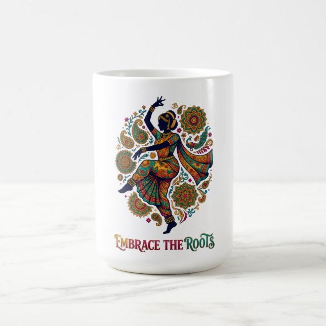 Umarmt den Roots Dance Kaffeetasse (Mittel)