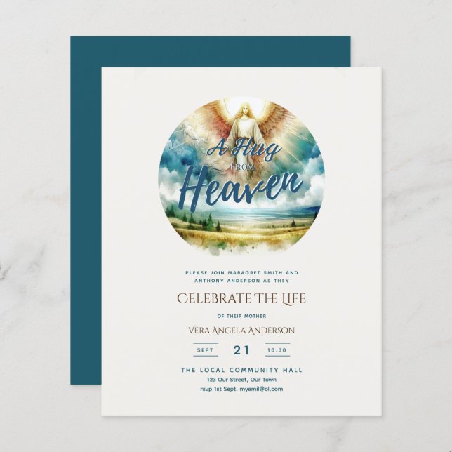 Umarmung aus der Himmelsfeier des Gedenkgedichts (Vorne/Hinten)