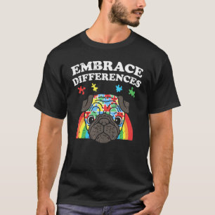 Umarmung der Unterschiede Autismus-Bewusstsein Mop T-Shirt