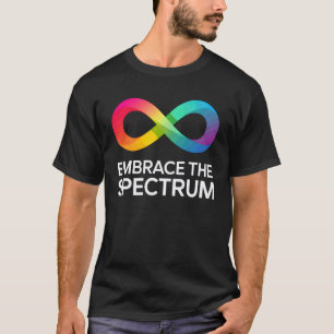Umarmung des Autismus-Bewusstseins Unendlichkeit R T-Shirt