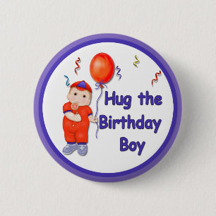 Umarmung des Geburtstags Button
