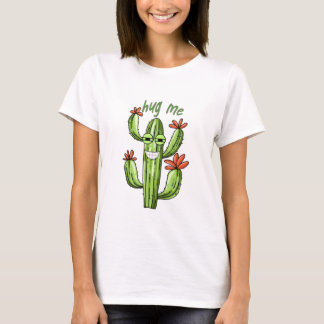 Umarmung des lustigen Kakteen T-Shirt