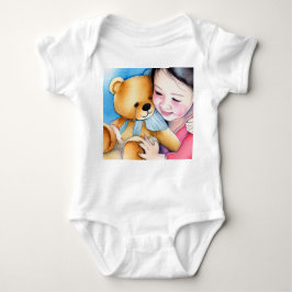 Umarmung eines Bären Baby Strampler