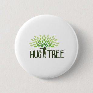 Umarmung eines Baumes - Der Baumhugger-Tag Rette d Button