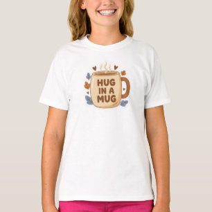 Umarmung in einer Tasse - Süßes Kaffeetassendesign T-Shirt