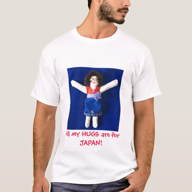 Umarmungen für Japan T-Shirt (Vorderseite)