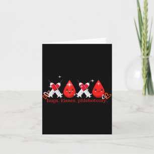 Umarmungen Kuss Phlebotomie Valentinstag Phlebotom Karte