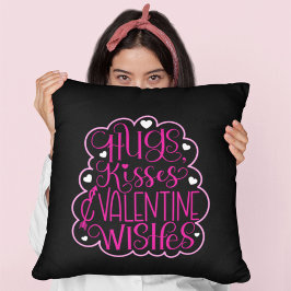 Umarmungen, Küsse und Valentinische Wünsche, Herze Kissen