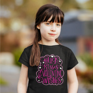 Umarmungen, Küsse und Valentinstagswünsche, Herzen T-Shirt