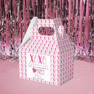 Umarmungen & Küsse (XOXO) Valentinstag 1. Geburtst Geschenkschachtel