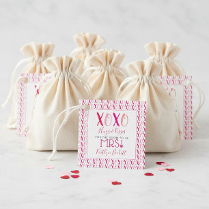 Umarmungen & Küsse (XOXO) Valentinstag Brautparty Geschenkanhänger