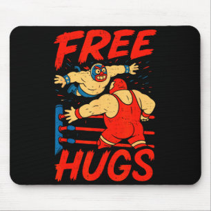 Umarmungen Lustiger Wrestling-Humor Wrestler Ringe Mousepad