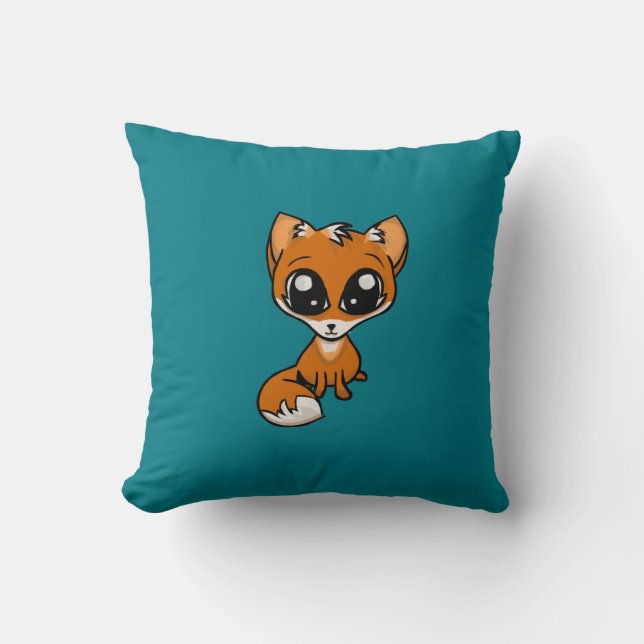 Umarmungen Pls! Fox Kissen (Vorderseite)