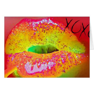 Umarmungen und Küsse