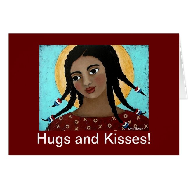 Umarmungen und Küsse! (Vorderseite (Horizontal))