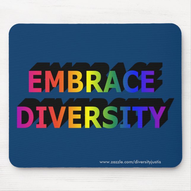 Umarmungs-Diversity Mousepad (Vorne)