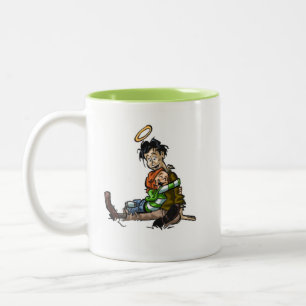 Umarmungs-Tasse Zweifarbige Tasse