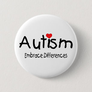 Umarmungs-Unterschiede (glückliches Herz) Button