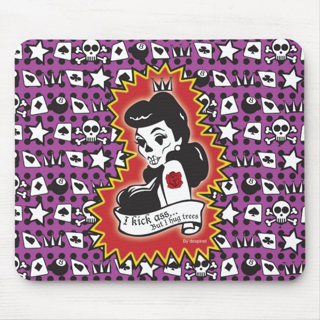 Umarmungsbäume (Mausunterlage) Mousepad (Vorne)