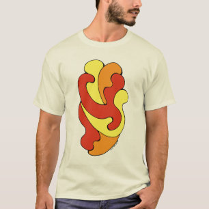 Umarmungskurven (Gelb, Rot, Orange) T-Shirt