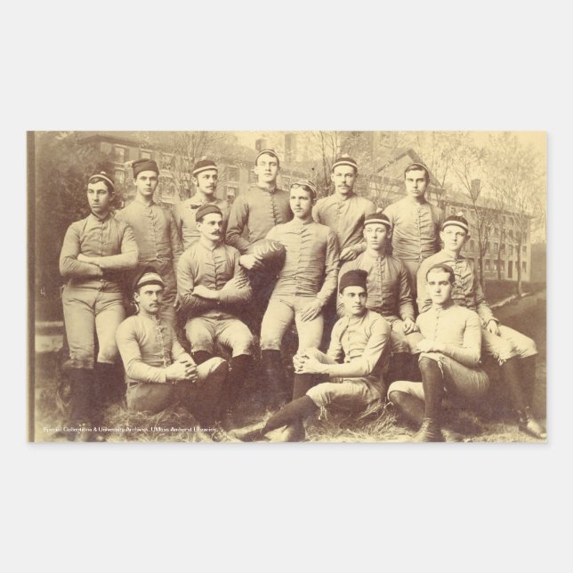 UMass Football 1888 Rechteckiger Aufkleber (Vorderseite)